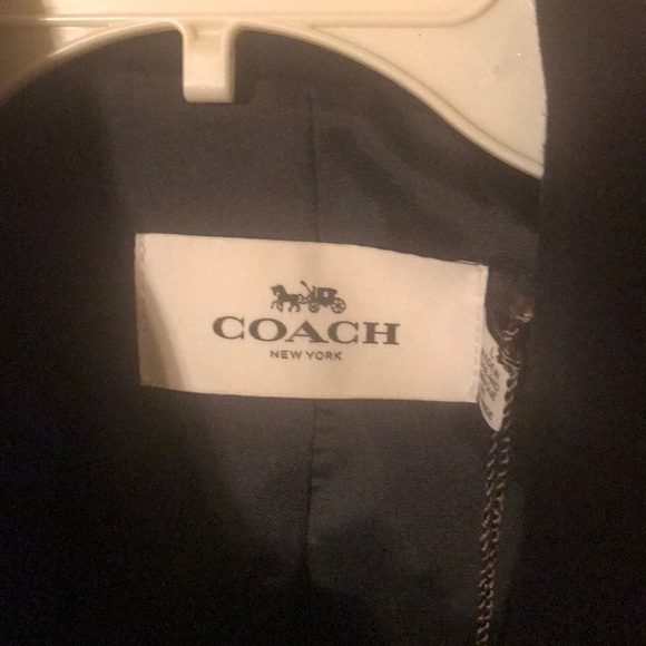 COACH Men’s Leather Varsity Bomber Jacket NWT - Picture 2 of 4
